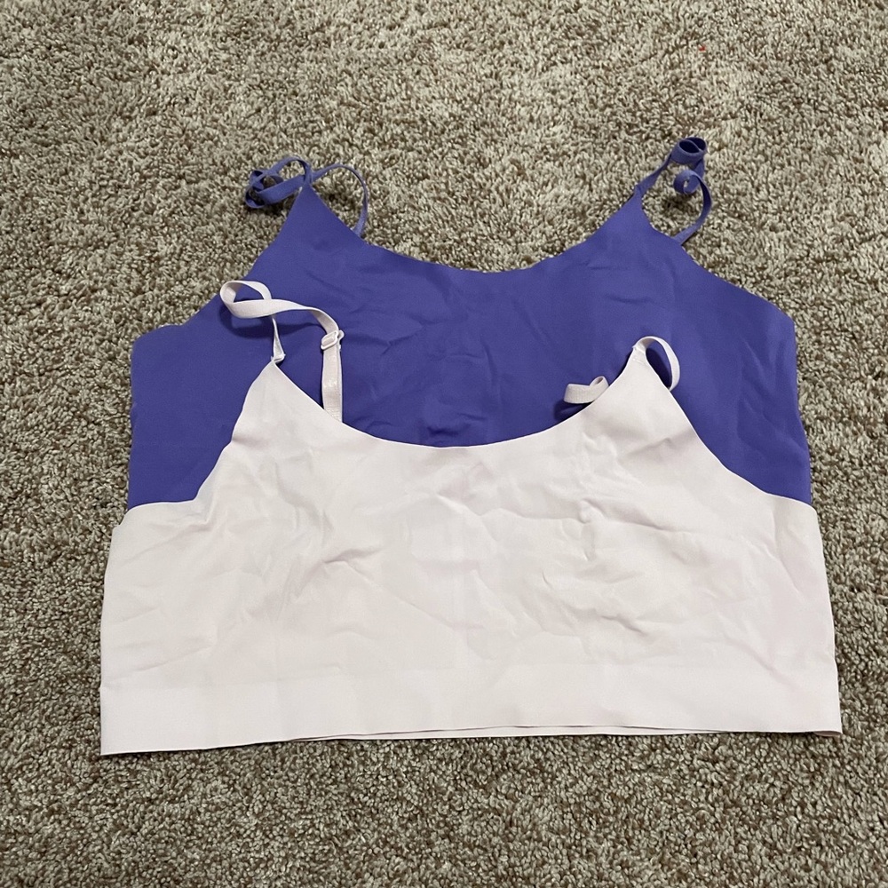 Two sports bras